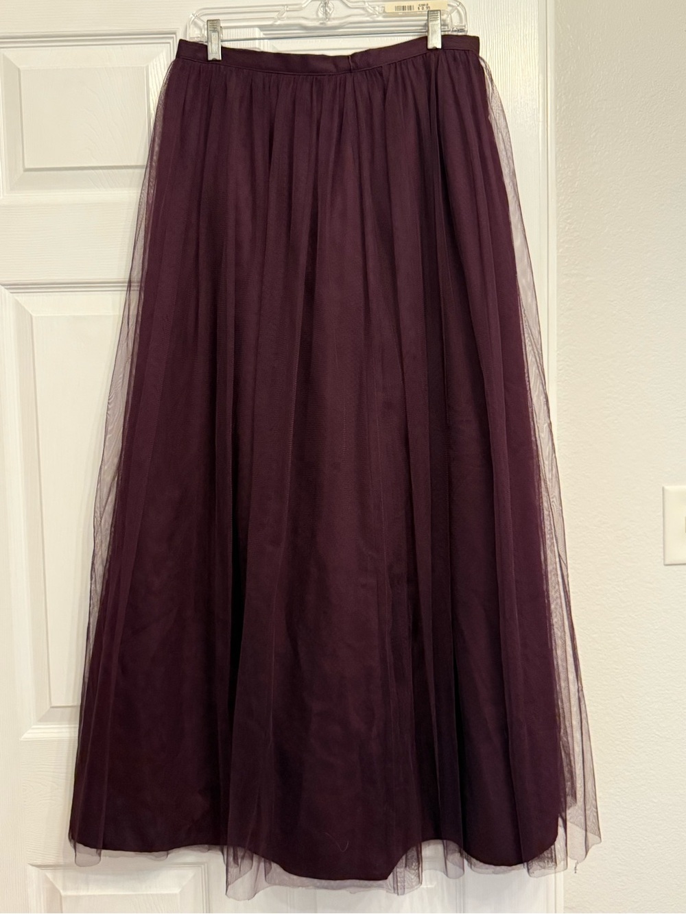 Watters & Watters Women’s Plum Tulle A-Line Skirt